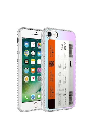 Apple Uyumlu iPhone 7 Kilif Airbag Kenarli Renkli Desenli Elegans Kilif 560345189