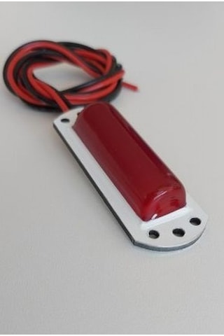 Ayge Su Geçirmez Marine Yat Tekne Karavan 12V DC / 9 CM (KIRMIZI)