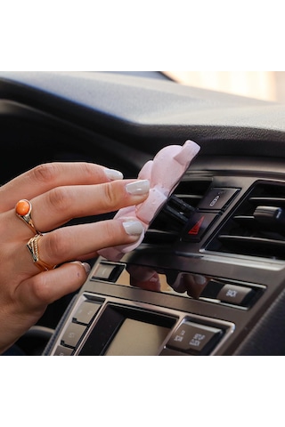 Pembe Ayıcık Taşlı Vanilya Sandal Araba/araç Kokusu 20 Ml Esans İle Birlikte