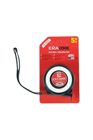 Eratool Şerit Metre 5mx25mm Mandallı Stoplu