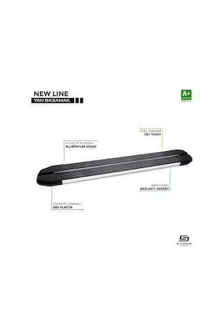 Nissan Skystar Pick-up Newline Krom Yan Basamak 193 Cm 1996-2006