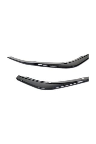 S-dizayn Honda Civic Fc5 Abs Plastik Ön Tampon Flap Parlak Siyah 2016-2021 A+kalite