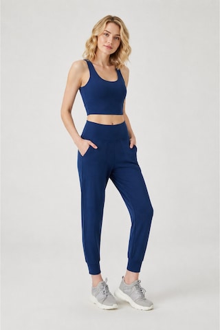 Cloudymood Kadın Lacivert Yüksek Bel Jogger Eşofman Altı Joggers Lacivert - 880996820 Lacivert