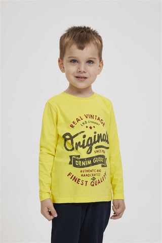 Lee Cooper Carey Erkek Çocuk Sweatshirt Sarı-1334 Sarı
