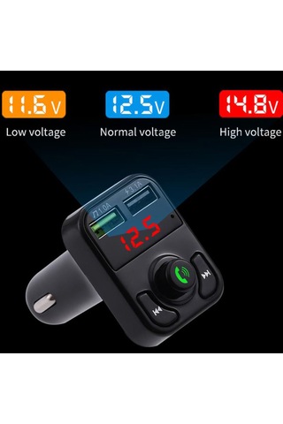 Otomobiller İçin Yüksek Kaliteli Bluetooth Mp3 Çalar - U Disk Müzik Dosyalarını Ve Premium Materyalleri Destekler