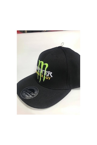 Monster Snapback Hiphop Rap Cap Şapka Siyah