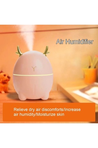 Agoodshop Geyik Tasarımı 200ml Nemlendirici Ve Aroma Difüzör - Taşınabilir Ve Güvenilir