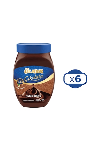 Ülker Fındık Rüyası Kakaolu Fındık Kreması 6 x 625 G