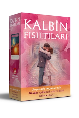 Kalbin Fısıltıları Gerçek Aşk 70 Adet Tarot Kehanet Kartı