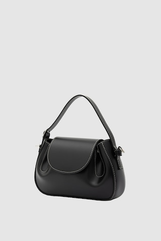 Shule Bags Lover Oval Çapraz Çanta Siyah Siyah