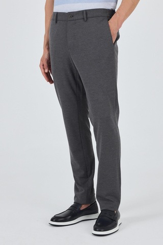 İmza Gri Esnek Yandan Cepli Casual Slim Fit Jogger Pantolon 1003250156 Gri