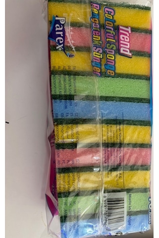 Parex Trend 10 Lü Renkli Sünger