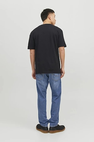 Jack & Jones Jack&jones 12234746 0 Yaka Erkek Tshirt - Siyah SIYAH