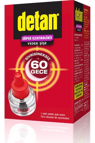 Detan Süper Elektrolikit Cihaz Sivrisineksiz 60 Gece 4'lü Set