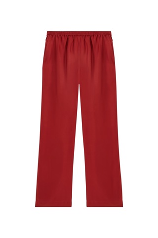Loulou Studio Geniş Paça Pantolon Kırmızı