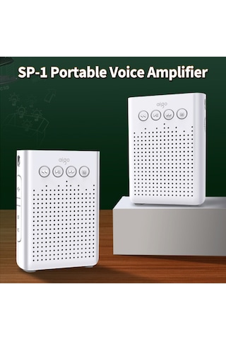 Xindoker Aigo Sp-1 Mini Taşınabilir Hoparlör: Bluetooth 5.0, Uzun Pil Ömrü, Type-c Şarj, Beyaz Renk