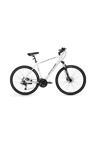 Bisan Trx 8500 Erkek Şehir Bisikleti 46cm Hd 28 Jant 27 Vites Mat Beyaz Lacivert Çok Renkli