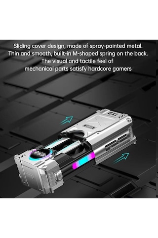 Vaorlo Slip Kablosuz Kulaklık Rgb Işık Dijital Ekran Hifi Subwoofer Bas Stereo Kulaklık Tüm Akıllı Telefonlar İçin Hd Mikrofonlu