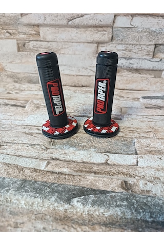 Protaper Elcik Açık Kırmızı Motosiklet Elciği Takım