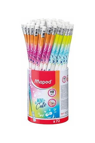 Maped Mini Cute Silgili Hb Kurşun Kalem 12li Pembe