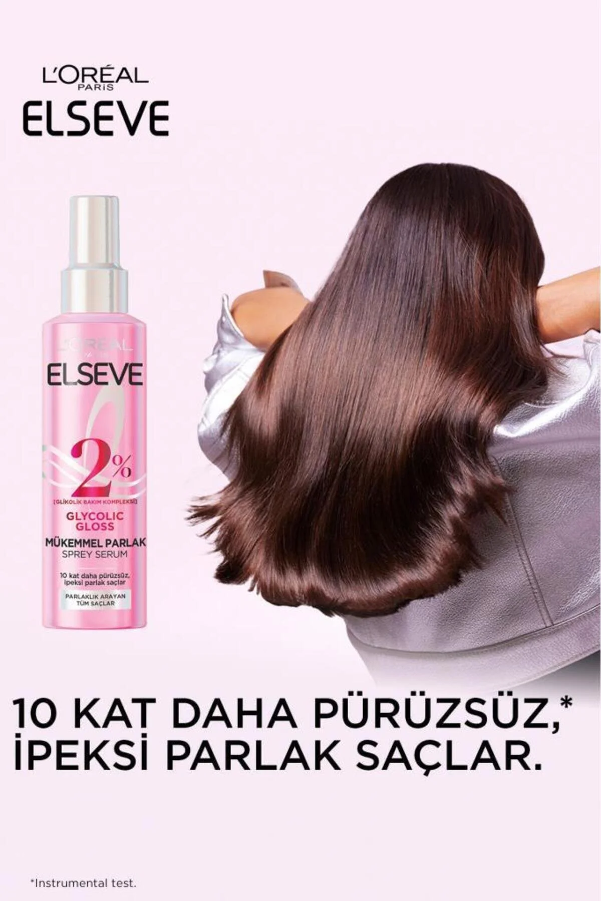Elseve Glycolic Gloss Mükemmel Parlaklık Veren Saç Bakım Sprey Serumu 150ml