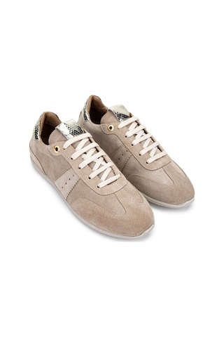 Tamer Tanca Kadın Hakiki Deri Bej Süet Sneakers & Spor Ayakkabı 1060 25143 Bn Ayk Y25 Bej Suet Bej-süet