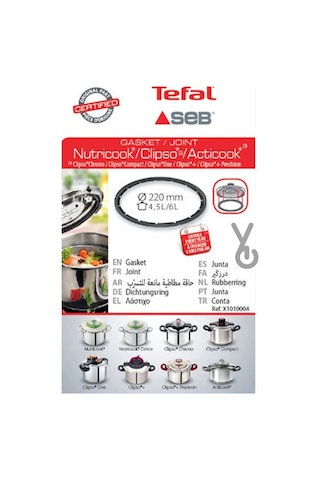 Tefal X1010004 Nutricook/clipso/acticook 4,5l/6l D