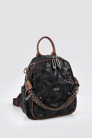 Ççs 17635 Kadın Omuz Ve Sırt Çantası Siyah