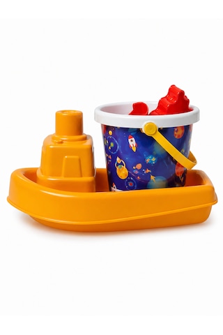Mini Denizci Kum Seti Kovalı & Tekneli 36x17x13cm 3+ Yaş