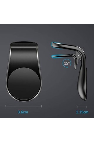 Powerway Tt23 Mıknatıslı Araç Içi Telefon Tutucu Mandallı L-Type