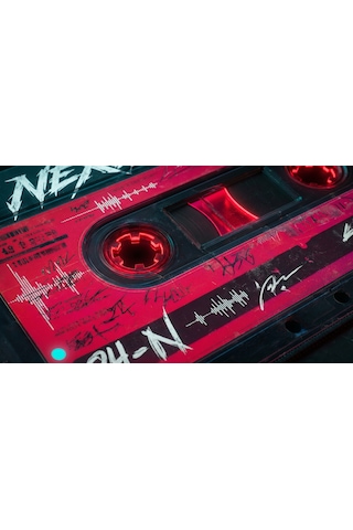 Oryn Cassette / Edition 90x40cm Gaming Mousepad - 3mm Kalınlık Kırmızı