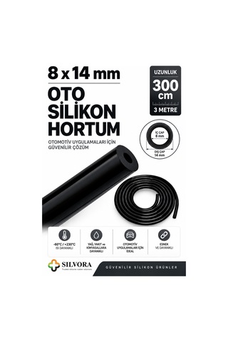 Silikon Oto Vakum Ve Basınç Hortumu, Yedek Parça, Turbo, Sıcak Su, Sıcak Hava 8mmx14mm-3 Metre-siyah - 924152736 Silikon Oto Vakum Ve Basınç Hortumu, Yedek Parça, Turbo, Sıcak Su, Sıcak Hava 8mmx14mm-3 Metre-siyah - 924152736