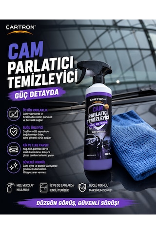 Cartron Cam Temizleyici Ve Parlatıcı 500ml