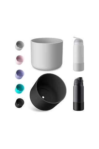 Hangfox Silikon Suluk Korumalı Kılıf Seti Beyaz + Siyah 2 Adet - Korumalı Ve Dayanıklı Diğer