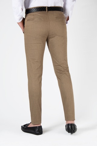Bal Rengi Slim Fit Pamuklu İtalyan Kesim Pantolon Bal Rengi