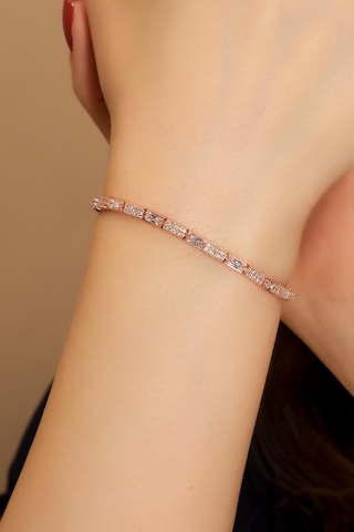Bybarun Rose Gold Baget Bileklik