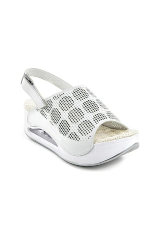 Muya Jambe 34221-019 Air-max Taban Kadın Sandalet Beyaz 36-40 001