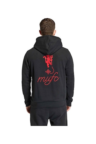 Adidas Mufc Cs Hd Erkek Futbol Sweatshirts Jm5565 Siyah Siyah