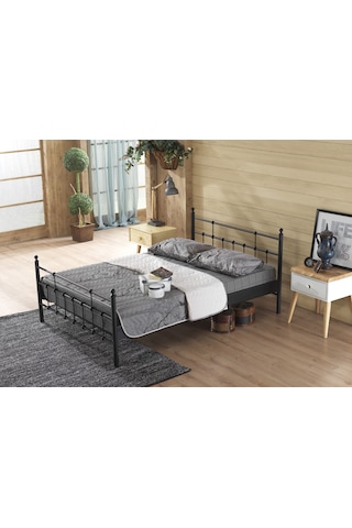 Bedliga Lalas Ferforje Metal Çift Kişilik Karyola (230296700)