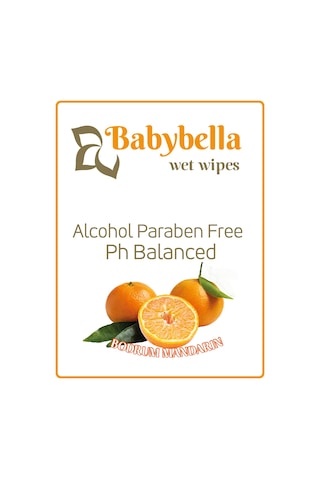 Babybella Bodrum Mandarin Islak Mendil 120 Yaprak 12'li Set
