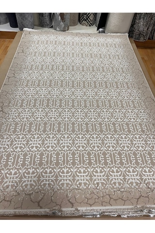 Bertuğ Halı Ada Serisi 011 Salon Oturma Odası Halısı 6m2 200x290 Vizon Krem