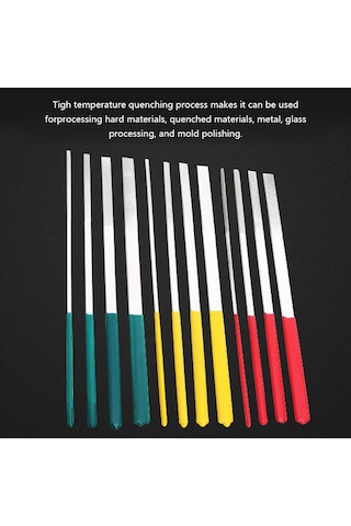 Symbee Diamant Zımpara Takımı 12'li: 8mm-6mm-4mm-2mm Genişlikler, Ahşap Ve Metal Taşlama, Model Düzenleme 180-240-320 Grit