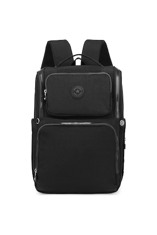 Smart Bags 3000 Krınkle Kumaş Anne Ve Bebek Bakım Çantası (Siyah)-Siyah