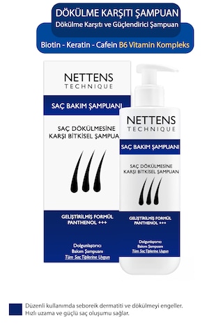 Nettens Saç Dökülmesine Ve Seboreik Dermatite Karşı Şampuan