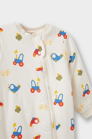 Defacto Erkek Bebek 1,6 Tog Elyaf Araç Baskılı Penye Tulum F3527a525wner233 Ekru