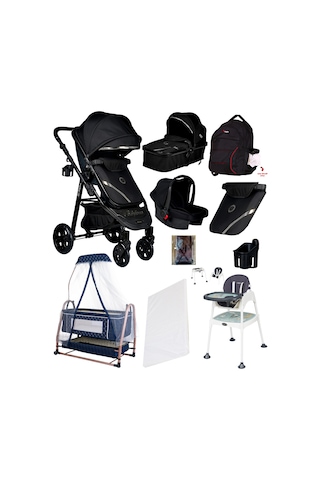 Baby Home 8 In 1 Ekonomi Paket 1010 Travel Sistem Bebek Arabası 505 Bebek Sepeti Anne Yanı Beşik Mama Sandalyesi
