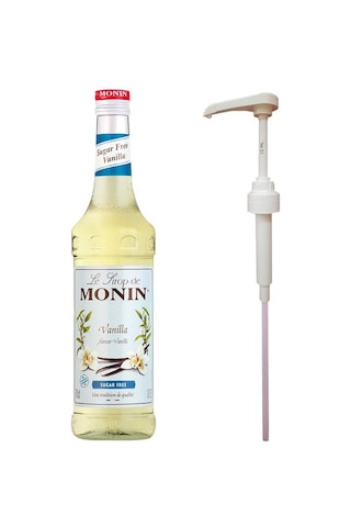 Monin Şekersiz Vanilya 700ml Şurup + Monin Şurup Pompası Monin Şekersiz Vanilya 700ml Şurup + Monin Şurup Pompası