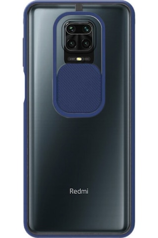 Xiaomi Redmi Note 9 Pro Kapak Lensi Açılır Kapanır Kamera Korumalı Silikon Kılıf