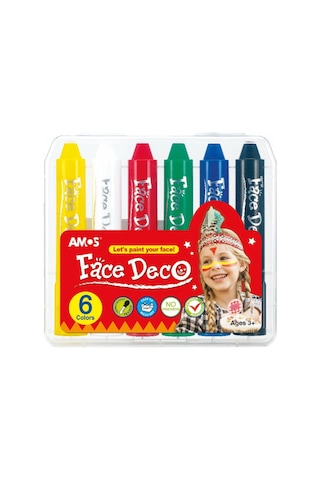 Amos Yüz Boyası 6 Renk Genel