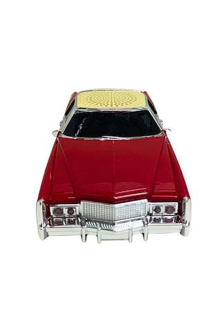 Goldsilver 1405 Nostaljik Klasik Araba Tasarımlı Şarjlı Bluetooth Hoparlör - Fm Radyo Usb Sd Aux